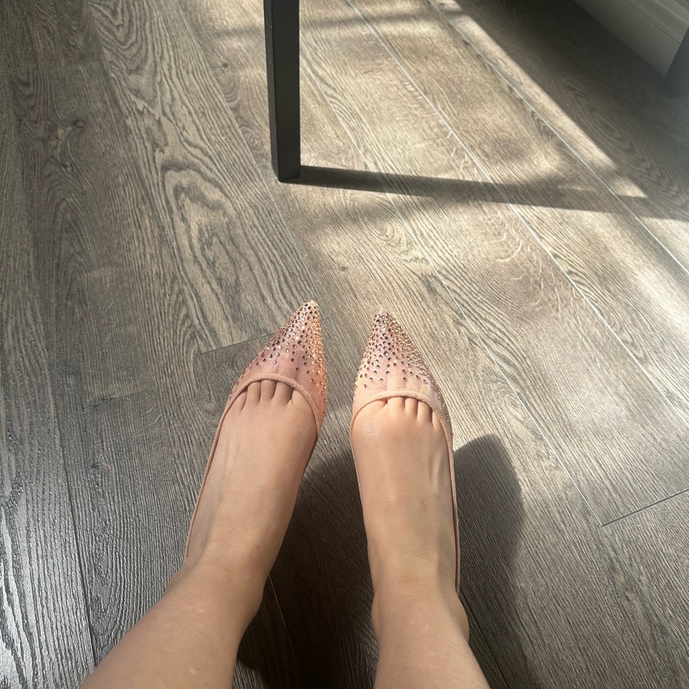 Shining Rhinestone Shoes,Flat - Picture 3 of 4